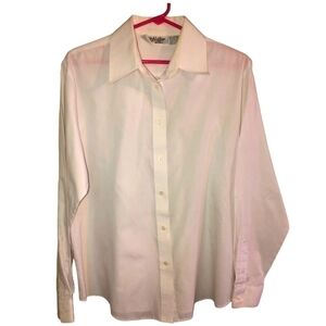 Yves St Clair size large white button down shirt